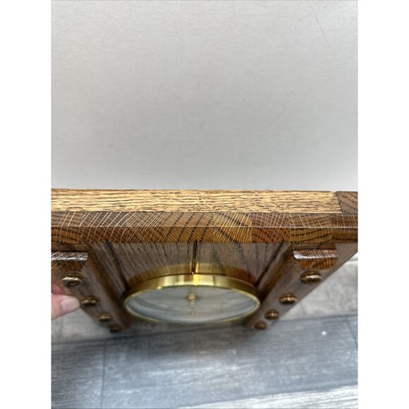 Vintage WB12 Heirloom Oak Analog Didware Clock Restored {L} - Picture 7 of 14